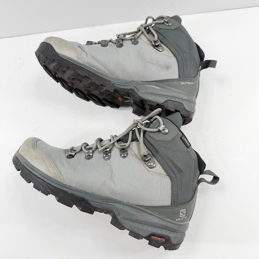 Salomon Women’s Outback 500 GTX Gore-Tex Hiking Boots  Hi-top Light‎ Gray US 8